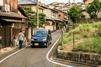 前道が狭い土地
