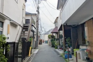前道が狭い土地
